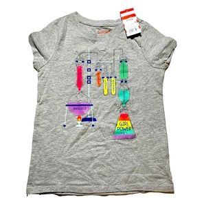 New! Cat & Jack Science Girl Shirt